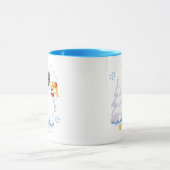 De Snowman™ bevuilen | Frosty & Karen Winter Fun Mok (Midden)
