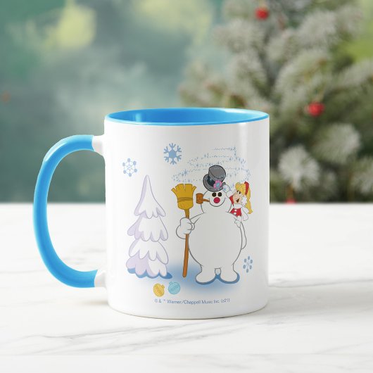 De Snowman™ bevuilen | Frosty & Karen Winter Fun Mok