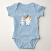 De Snowman™ bevuilen | Frosty & Karen Winter Fun Romper (Voorkant)