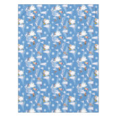 De Snowman™ bevuilen | Frosty & Karen Winter Fun Tafelkleed (Voorkant)