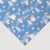 De Snowman™ bevuilen | Frosty & Karen Winter Fun Tissuepapier (Detail)