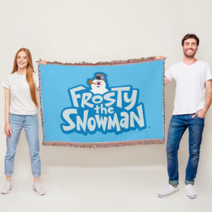 De Snowman™ bevuilen   Frosty Stapelde Logo Deken