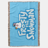 De Snowman™ bevuilen | Frosty Stapelde Logo Deken (Voorkant Verticaal)