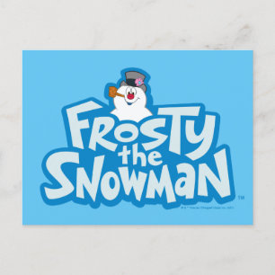 De Snowman™ bevuilen   Frosty Stapelde Logo Feestdagenkaart