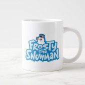 De Snowman™ bevuilen | Frosty Stapelde Logo Grote Koffiekop (Rechts)