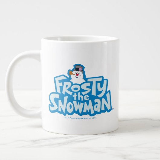 De Snowman™ bevuilen | Frosty Stapelde Logo Grote Koffiekop (Links)
