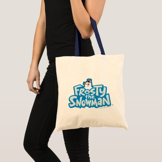 De Snowman™ bevuilen | Frosty Stapelde Logo Tote Bag (Voorkant (product))