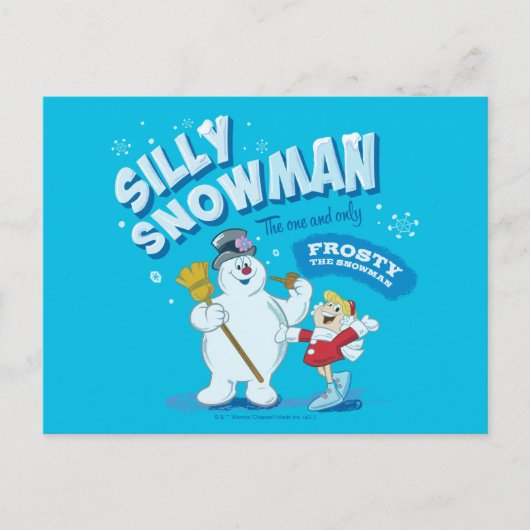 De Snowman™ bevuilen | "Gekke Snowman" Feestdagenkaart (Voorkant)