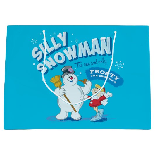 De Snowman™ bevuilen | "Gekke Snowman" Groot Cadeauzakje (Voorkant)