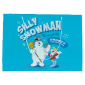 De Snowman™ bevuilen | "Gekke Snowman" Groot Cadeauzakje (Achterkant)