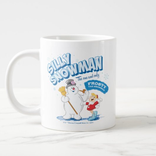 De Snowman™ bevuilen | "Gekke Snowman" Grote Koffiekop (Links)