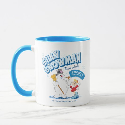 De Snowman™ bevuilen | "Gekke Snowman" Mok (Links)
