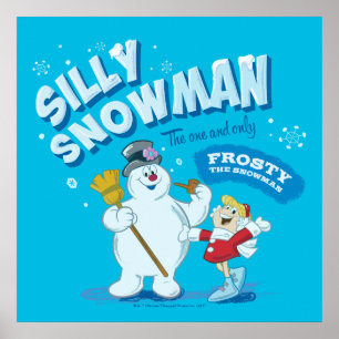 De Snowman™ bevuilen   "Gekke Snowman" Poster