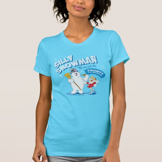 De Snowman™ bevuilen | "Gekke Snowman" T-shirt (Voorkant)