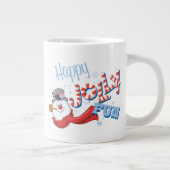 De Snowman™ bevuilen | Happy Jolly Fun Grote Koffiekop (Rechts)