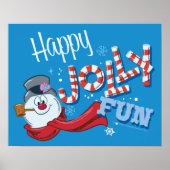 De Snowman™ bevuilen | Happy Jolly Fun Poster (Voorkant)