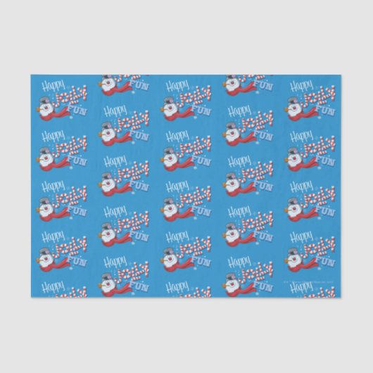 De Snowman™ bevuilen | Happy Jolly Fun Tissuepapier (Voorkant)