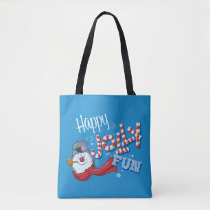De Snowman™ bevuilen Happy Jolly Fun Tote Bag