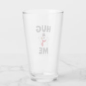 De Snowman™ bevuilen | Hug Me Glas (Achterkant)