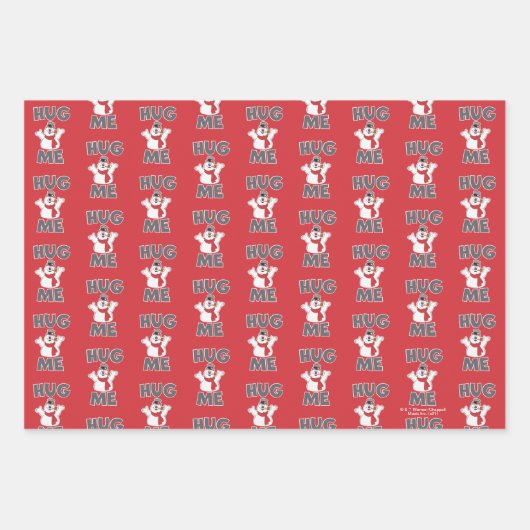 De Snowman™ bevuilen | Hug Me Inpakpapier Vel (Voorkant)