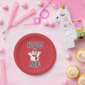 De Snowman™ bevuilen | Hug Me Papieren Bordje (Feest)