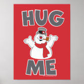 De Snowman™ bevuilen | Hug Me Poster (Voorkant)