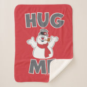 De Snowman™ bevuilen | Hug Me Sherpa Deken (Voorkant)