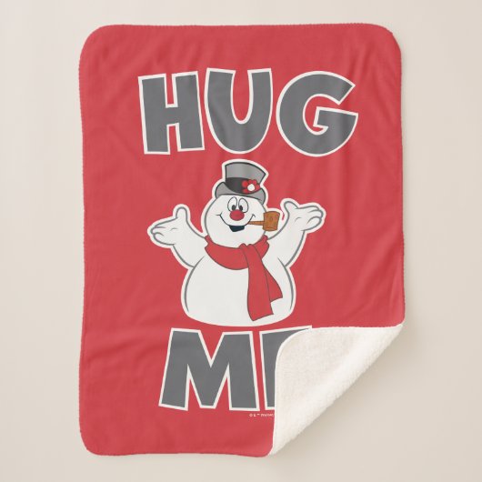 De Snowman™ bevuilen | Hug Me Sherpa Deken (Voorkant)
