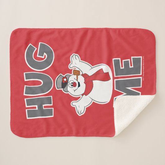De Snowman™ bevuilen | Hug Me Sherpa Deken (Voorkant (horizontaal))