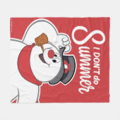 De Snowman™ bevuilen | Ik doe geen zomer Fleece Deken (Voorkant (Horizontaal))