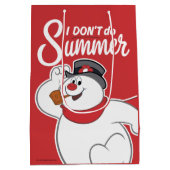 De Snowman™ bevuilen | Ik doe geen zomer Medium Cadeauzakje (Achterkant)