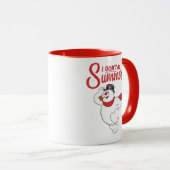 De Snowman™ bevuilen | Ik doe geen zomer Mok (Voorkant rechts)