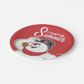 De Snowman™ bevuilen | Ik doe geen zomer Papieren Bordje (Gekanteld)