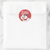 De Snowman™ bevuilen | Ik doe geen zomer Ronde Sticker (Tas)