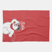 De Snowman™ bevuilen | Ik doe geen zomer Theedoek (Horizontaal)