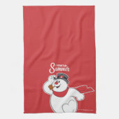 De Snowman™ bevuilen | Ik doe geen zomer Theedoek (Verticaal)