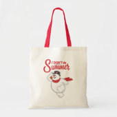 De Snowman™ bevuilen | Ik doe geen zomer Tote Bag (Voorkant)