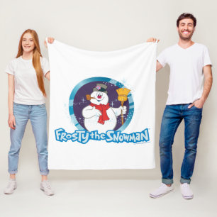 De Snowman™ bevuilen   Magisch Frosty Portret Fleece Deken