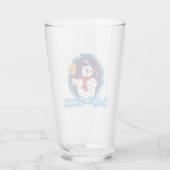 De Snowman™ bevuilen | Magisch Frosty Portret Glas (Achterkant)