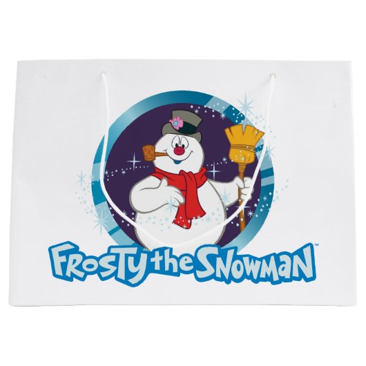 De Snowman™ bevuilen | Magisch Frosty Portret Groot Cadeauzakje (Voorkant)