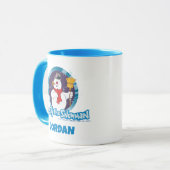 De Snowman™ bevuilen | Magisch Frosty Portret Mok (Voorkant links)