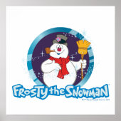 De Snowman™ bevuilen | Magisch Frosty Portret Poster (Voorkant)