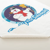 De Snowman™ bevuilen | Magisch Frosty Portret Sherpa Deken (3/4)
