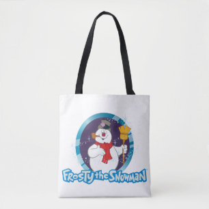 De Snowman™ bevuilen   Magisch Frosty Portret Tote Bag