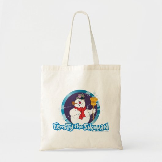 De Snowman™ bevuilen | Magisch Frosty Portret Tote Bag (Voorkant)