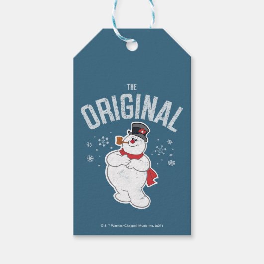De Snowman™ bevuilen | Oorspronkelijk Cadeaulabel (Voorkant)