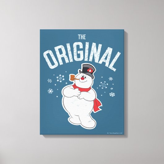 De Snowman™ bevuilen | Oorspronkelijk Canvas Afdruk (Voorkant)
