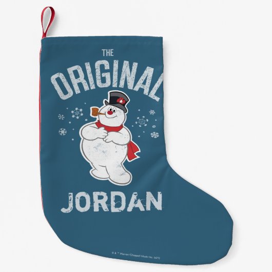 De Snowman™ bevuilen | Oorspronkelijk Kleine Kerstsok (Voorkant)