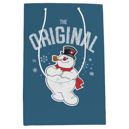 De Snowman™ bevuilen | Oorspronkelijk Medium Cadeauzakje (Voorkant)