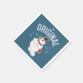 De Snowman™ bevuilen | Oorspronkelijk Servet (Hoek)